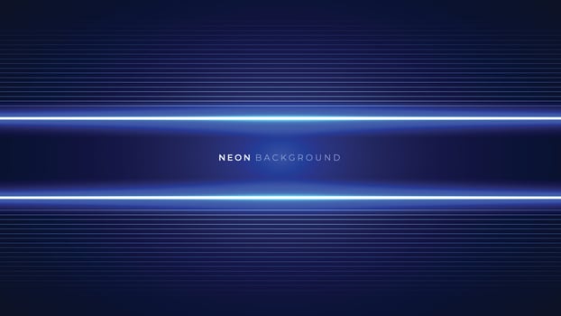 Abstract neon lines background. Geometry glow lines shape. Blue neon lines abstract futuristic geometric background. Vector illustration