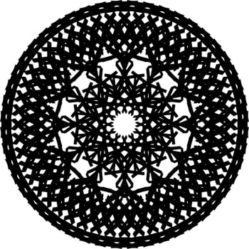 Abstract mandala ornament vector