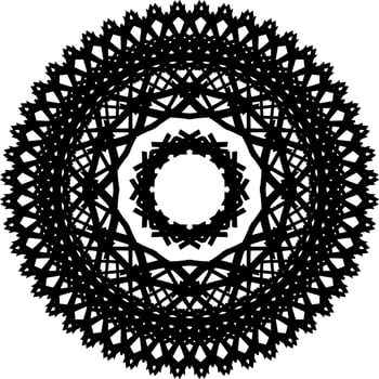 Abstract mandala ornament vector
