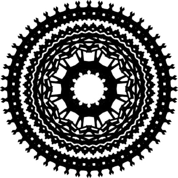 Abstract mandala ornament vector