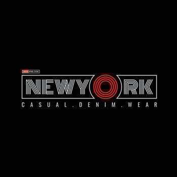 New york Brooklyn typography vector t shirt design