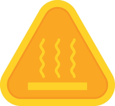 Hot Surface Flat Icon vector