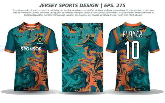 Soccer jersey football design sublimation sport t shirt design Premium Vector collection for racing, cycling, gaming, motocross