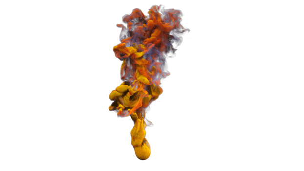 Colorful Smoke Explode PNG Design