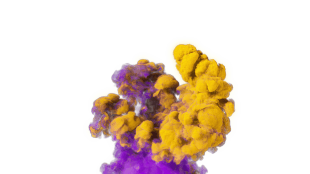 Colorful Smoke Explode PNG Design