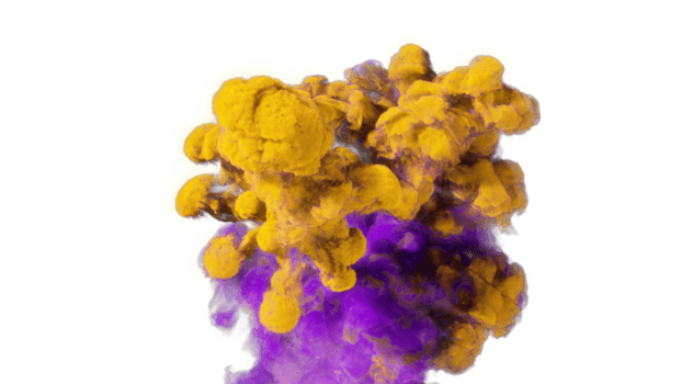 Colorful Smoke Explode PNG Design