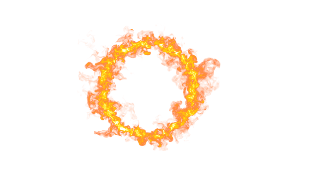 Fire Explode PNG Design