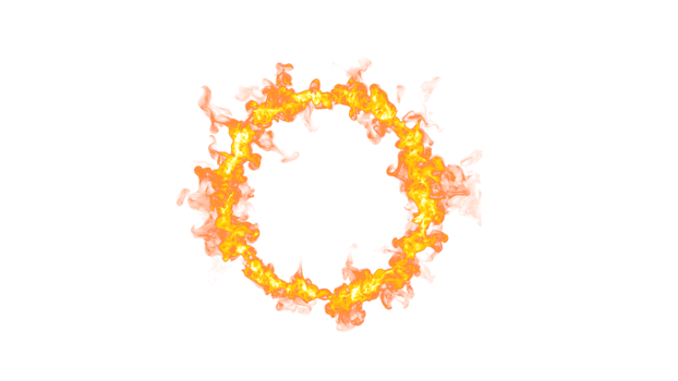 Fire Explode PNG Design