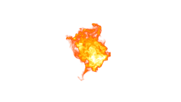 Fire Explode PNG Design
