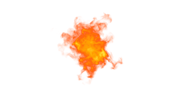 Fire Explode PNG Design
