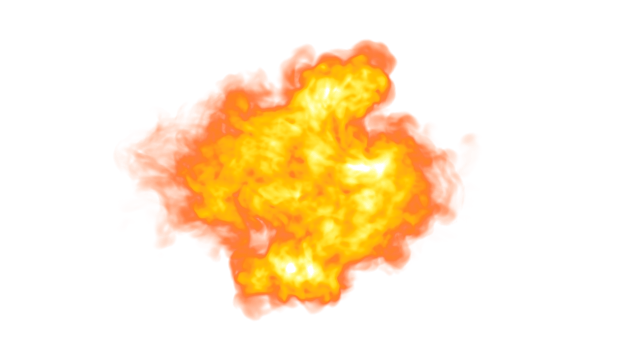 Fire Explode PNG Design