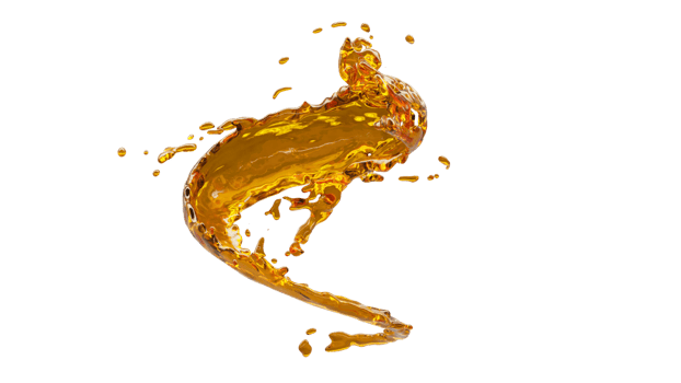 Olive Oil Splash with Droplets png