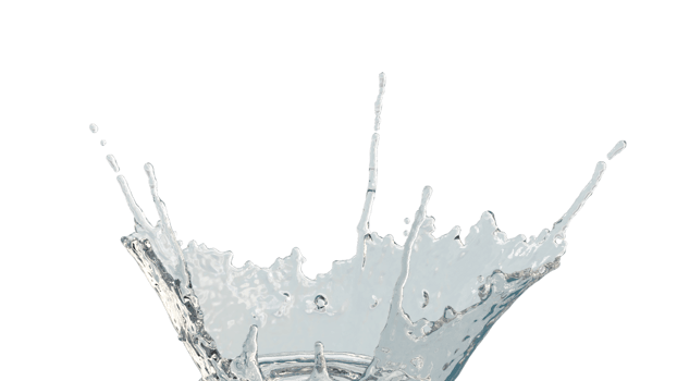 Water Splash with Droplets png