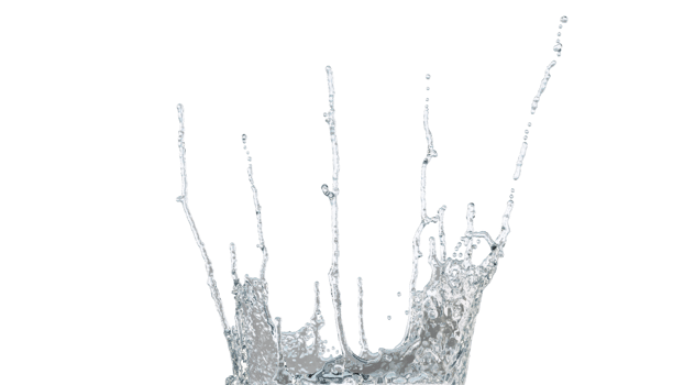Water Splash with Droplets png
