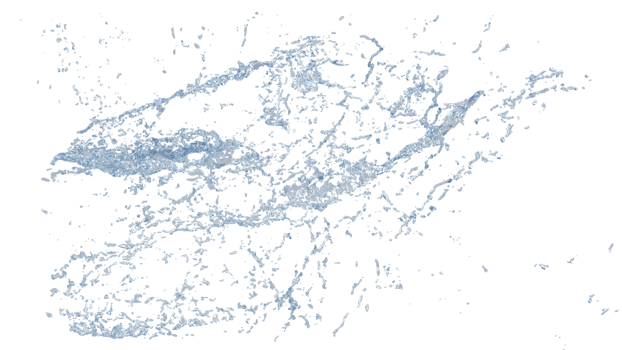 Water Splash with Droplets png