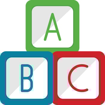Abc Flat Icon vector