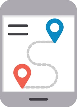 Gps Flat Icon vector