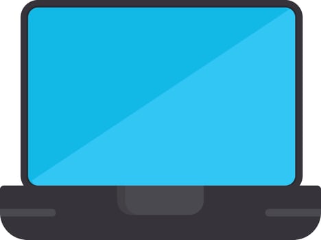 Laptop Flat Icon vector