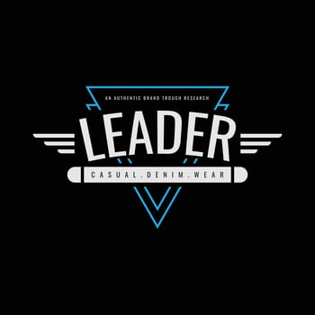 Leader typography vector t shirt design