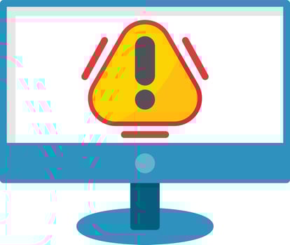 Alert Flat Icon vector