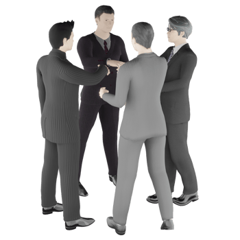 businessman shaking hands partnership teamwork Global network and stock chart  3d illustration png