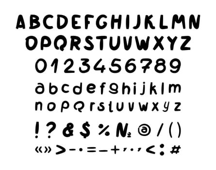 Vector Black Font