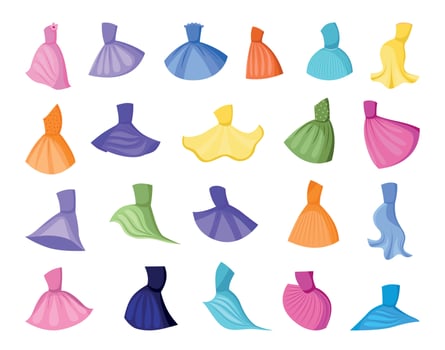 Ballroom Dress Set vector