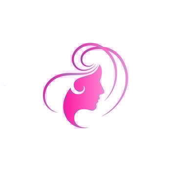 Women logo. Women's day celebrations. Women and love logo. Women icon vector illustration.