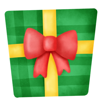 Christmas gift box png
