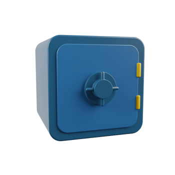 Bank Locker 3D Illustration png