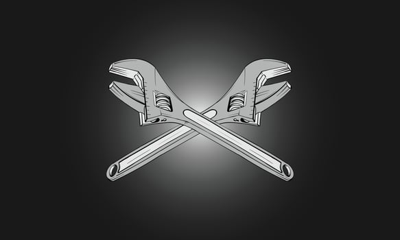 adjustable spanner background vector illustration