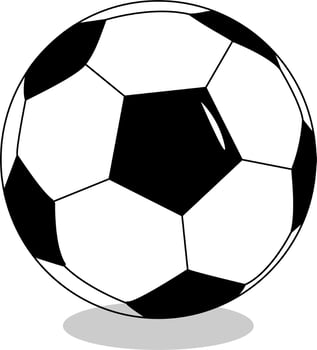 Ball icon vector illustration black and white