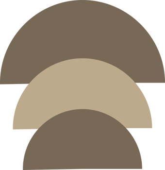 Abstract shape element with earth tone color, Minimal element illustration png