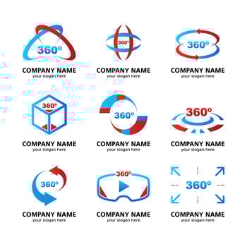 360 Technology Logo vector