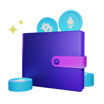 3D Wallet PNG Illustration