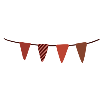 Party Bunting Decoration png