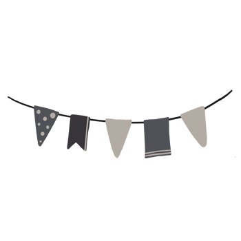 Party Bunting Decoration png