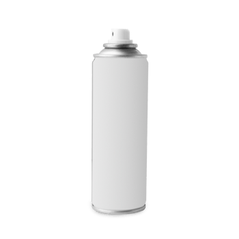 Spray can mockup cutout, Png file