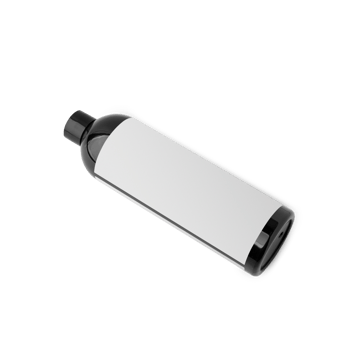Cosmetic bottle mockup cutout, Png file