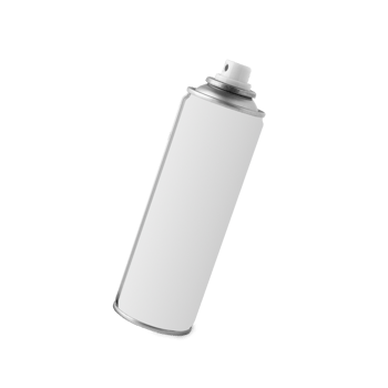 Spray can mockup cutout, Png file