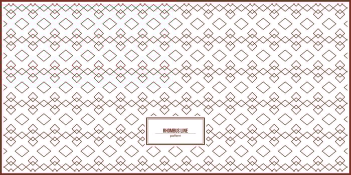 simple pattern of brown rhombus lines vector