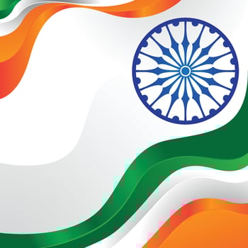 India Independence Day Background vector