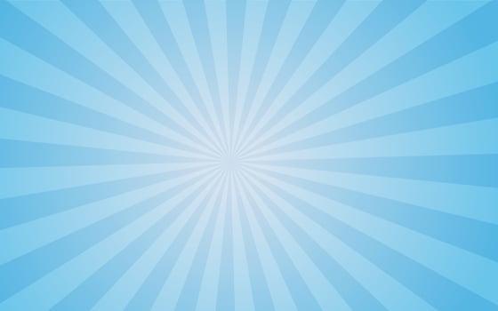 Sun rays retro vintage style on blue background, Sunburst pattern background. Rays. Summer banner vector illustration. Abstract sunburst wallpaper for template business social media advertising.