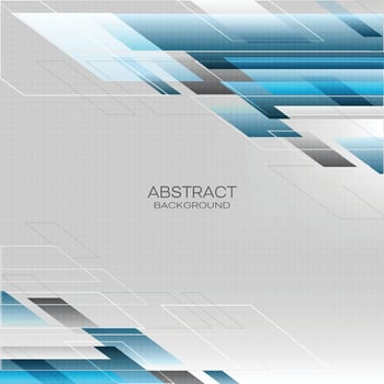 Abstract blue color modern background design vector