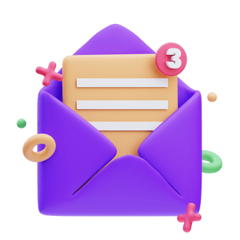 Business Icon, New Message, 3d Illustration png