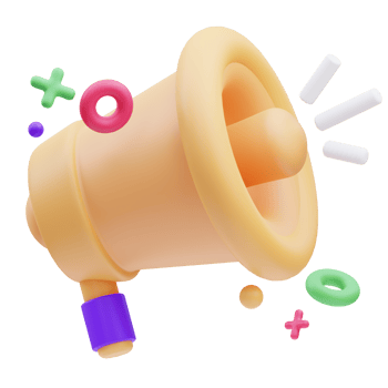 Business Icon, Megaphone, 3d Illustration png