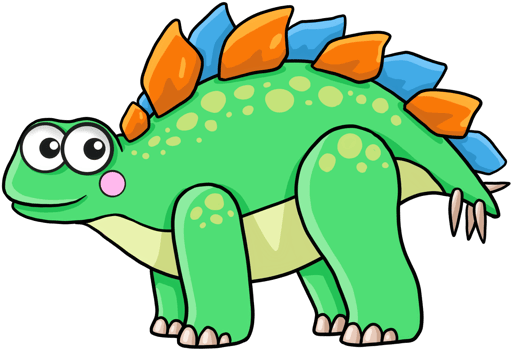 cute cartoon dinosaur character png