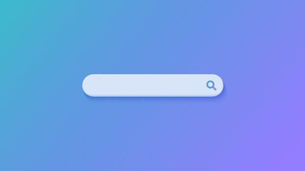 Minimal search bar. Simple and modern search bar design. vector