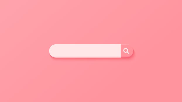 Minimal search bar. Simple and modern search bar design. vector