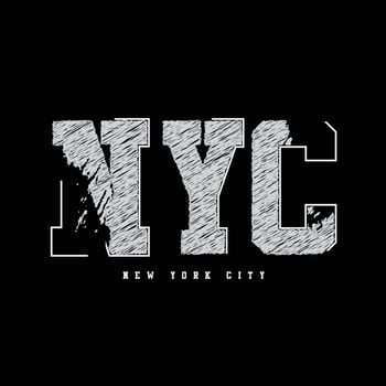 New york Brooklyn typography vector t shirt design